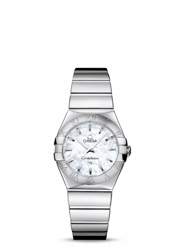 Omega Constellation Quartz 27 Polished Stainless Steel / MOP 123.10.27.60.05.002 (12310276005002)